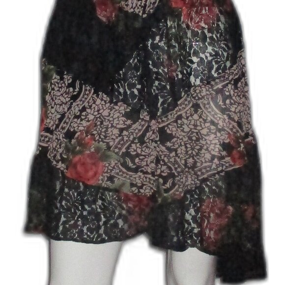 🌹Boho Patchwork Floral Dress by Capricorn – Size L🌹 - Picture 6 of 11